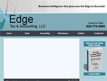 Tablet Screenshot of edgetaxaccounting.com